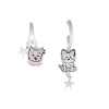 Cute cartoon puppy series, with a girlish and niche design, high-end ear buckles, exquisite, sweet, simple and individual earrings Item Picture